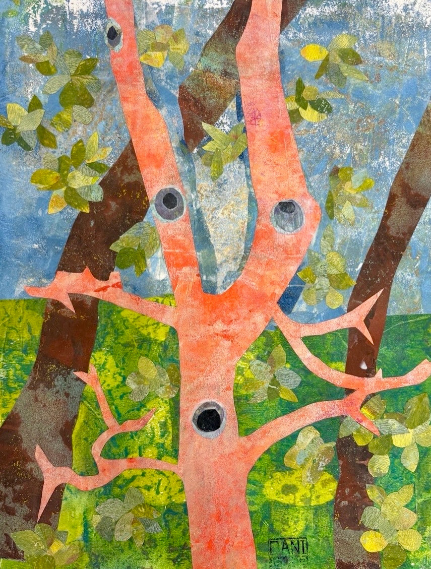 An Alien is Among Us - Mixed Media Art Print by DAMFunArt