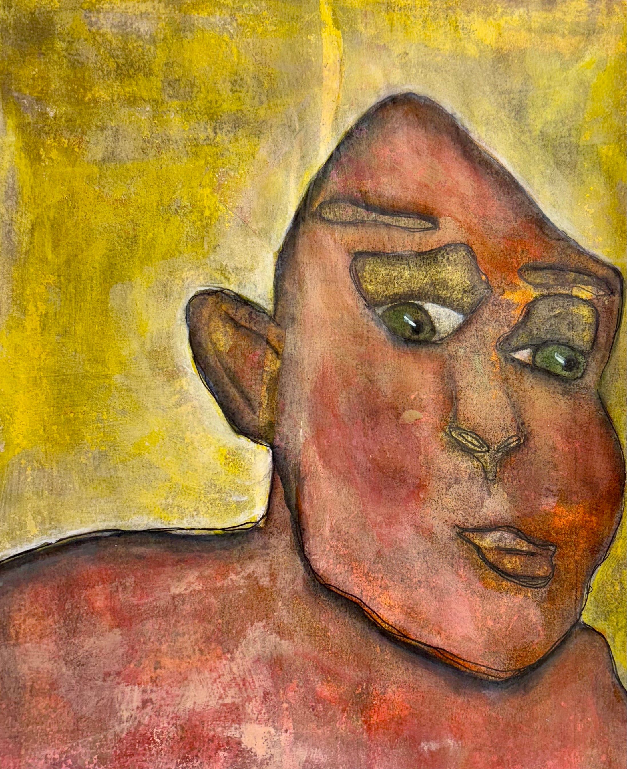No Need to Yell, I Can Hear You - Mixed Media Art Print by DAMFunArt