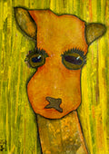 The Llama - Mixed Media Art Print by DAMFunArt