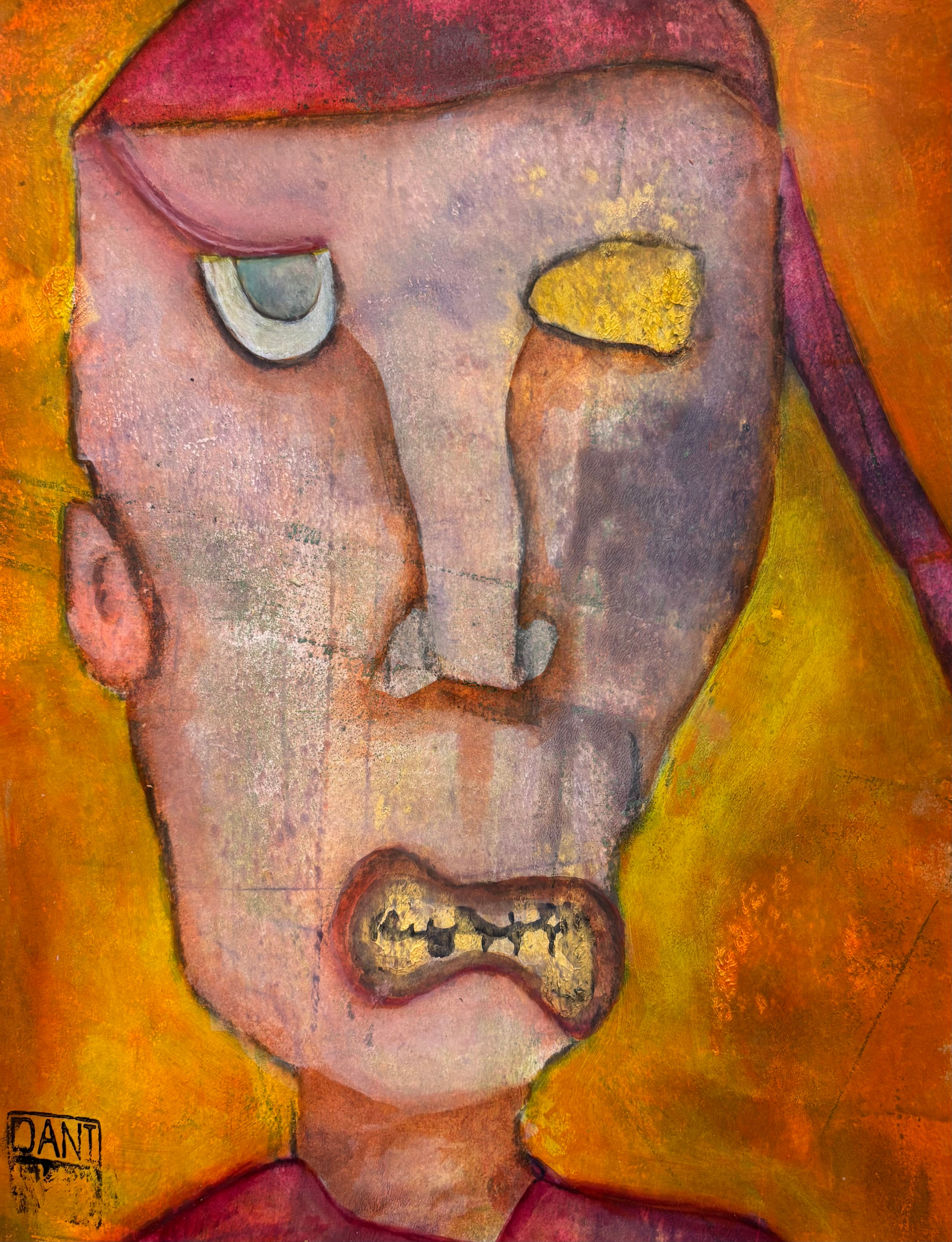 The Pirate - Mixed Media Art Print by DAMFunArt