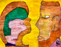 Three May be a Crowd - Mixed Media Art Print by DAMFunArt