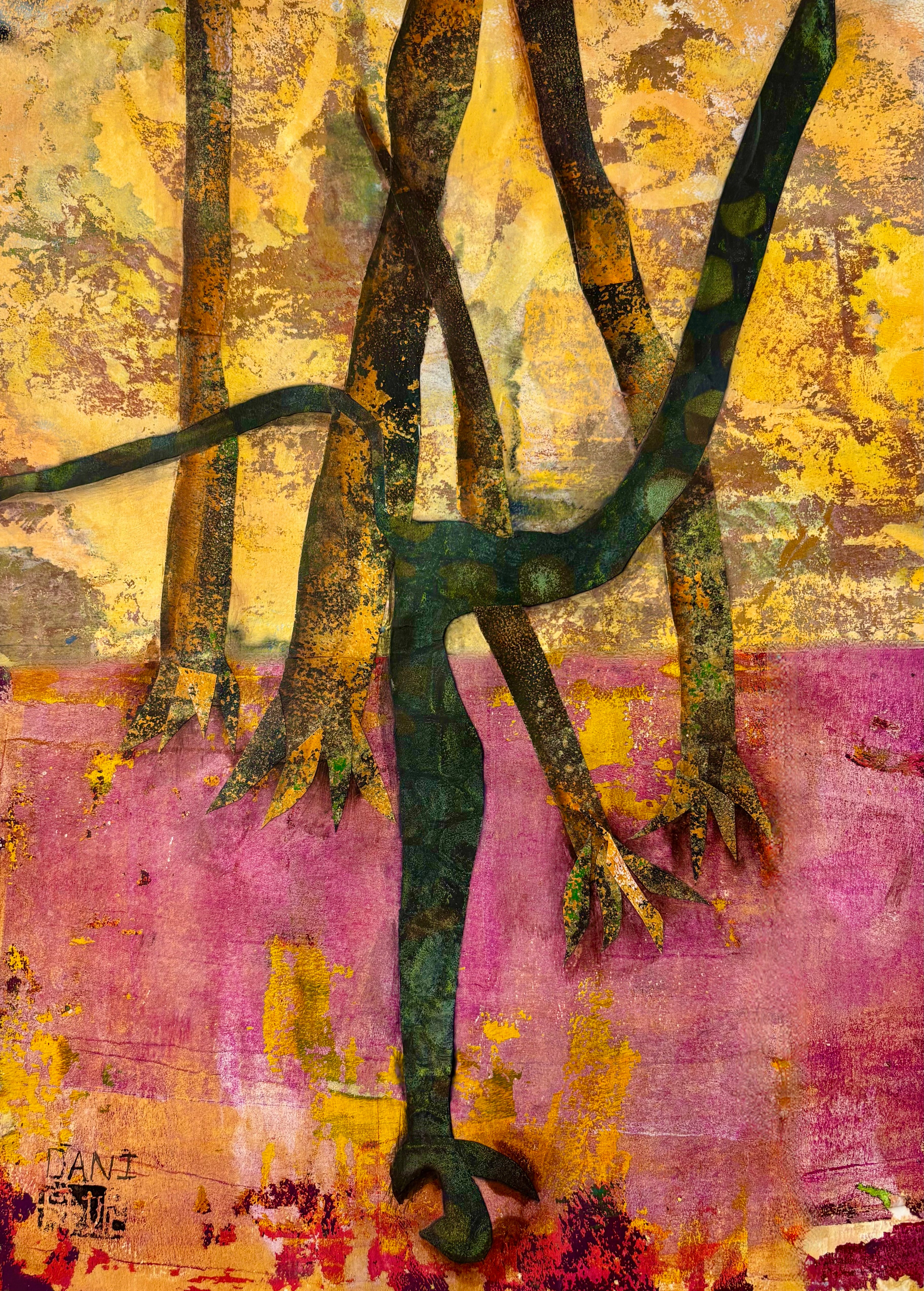 The Windsock - Mixed Media Art Print by DAMFunArt
