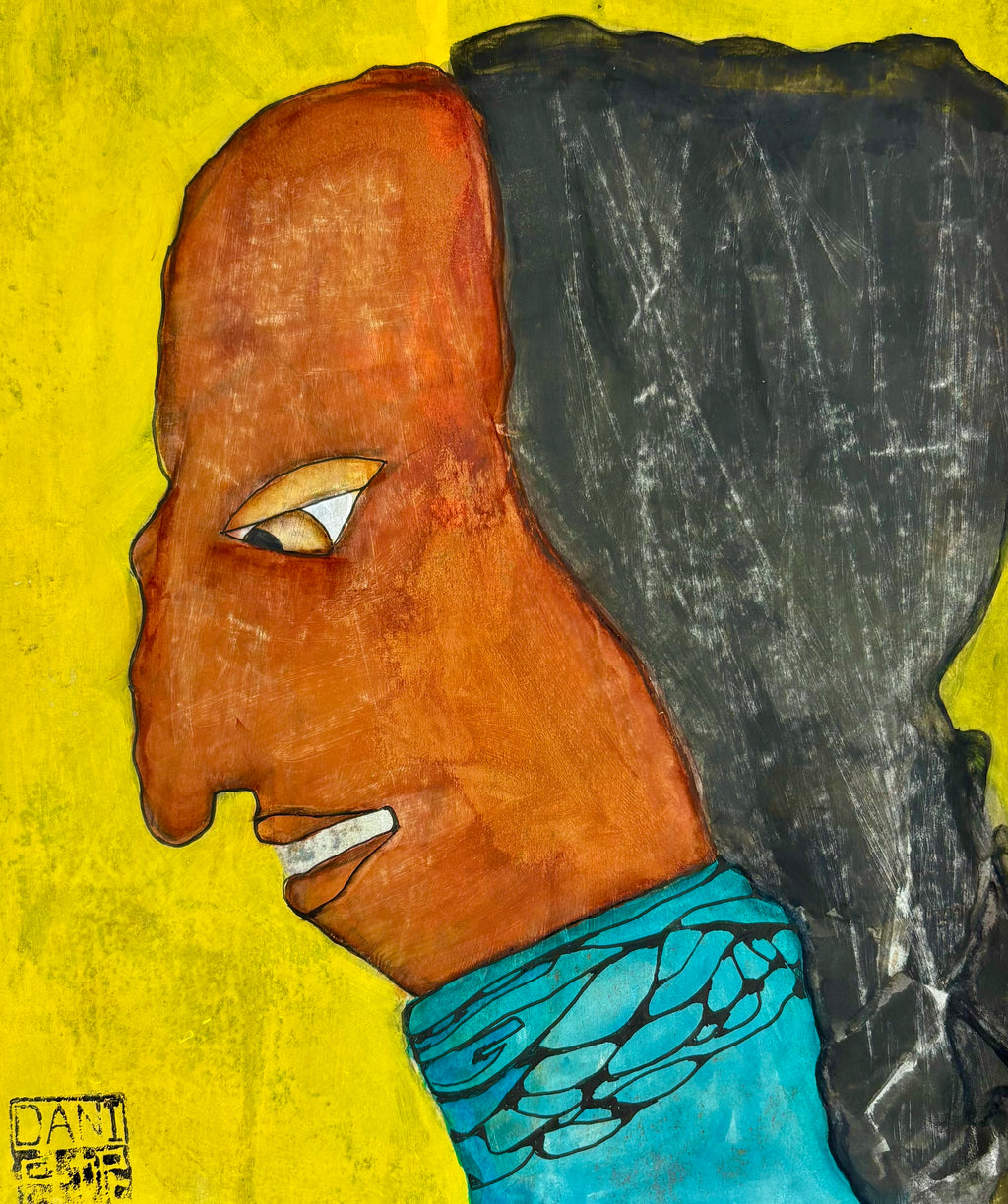 He Rose up Like a Mirage - Mixed Media Art Print by DAMFunArt