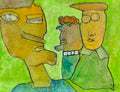 Just Three Ordinary Guys - Mixed Media Art Print by DAMFunArt