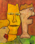Three Buddies - Mixed Media Art Print by DAMFunArt