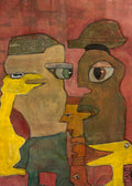 Just Kibitzing - Mixed Media Art Print by DAMFunArt