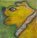 Yappy Puppy - Mixed Media Art Print - Mixed Media Art Print by DAMFunArt