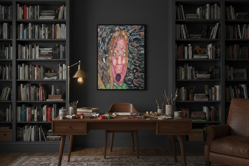 When Munch Broke Tulla's Heart - Creative Office Mockup