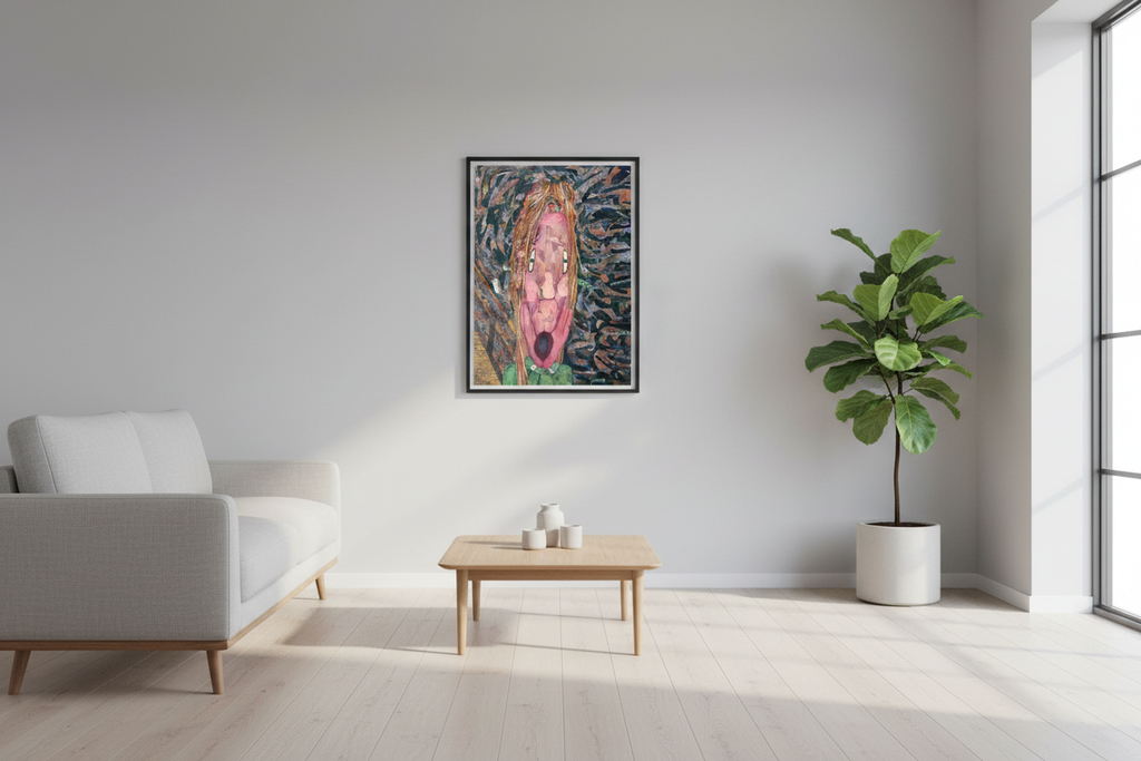 When Munch Broke Tulla's Heart - Modern Home Mockup